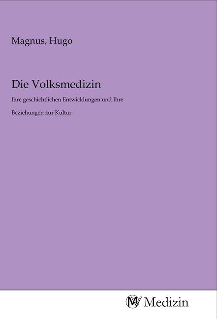 Produktbild: Die Volksmedizin