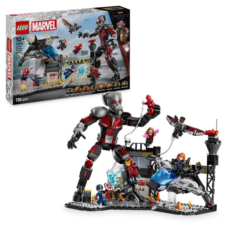 Bild vom Artikel LEGO Marvel Captain America: Civil War Actionduell - 8 Minifiguren 76314 vom Autor 