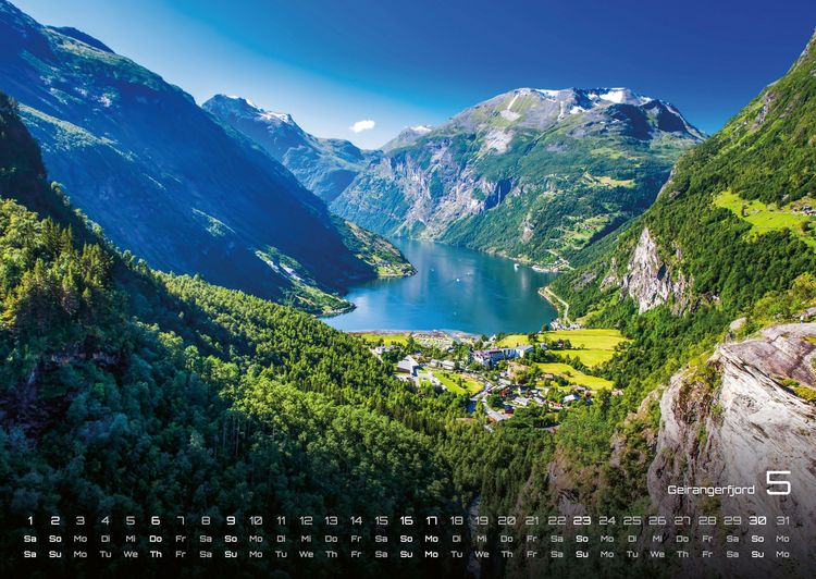 Produktbild: Norwegen &ndash; Im Land der Fjorde - 2027 - Kalender DIN A2