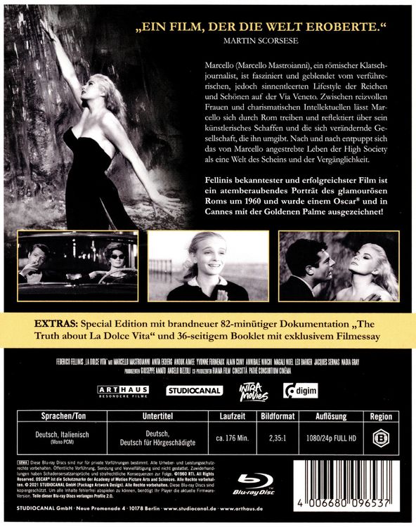 Produktbild: La Dolce Vita - Das s&uuml;&szlig;e Leben - Special Edition [2 BRs]