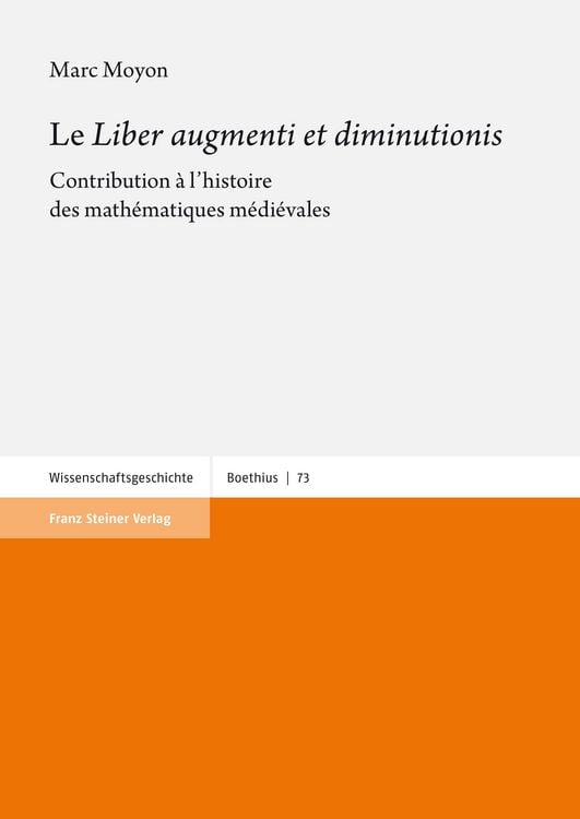 Produktbild: Le "Liber augmenti et diminutionis"