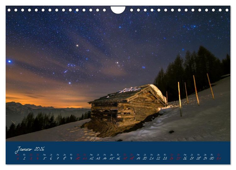 Produktbild: Welt unter Sternen (Wandkalender 2026 DIN A4 quer), CALVENDO Monatskalender