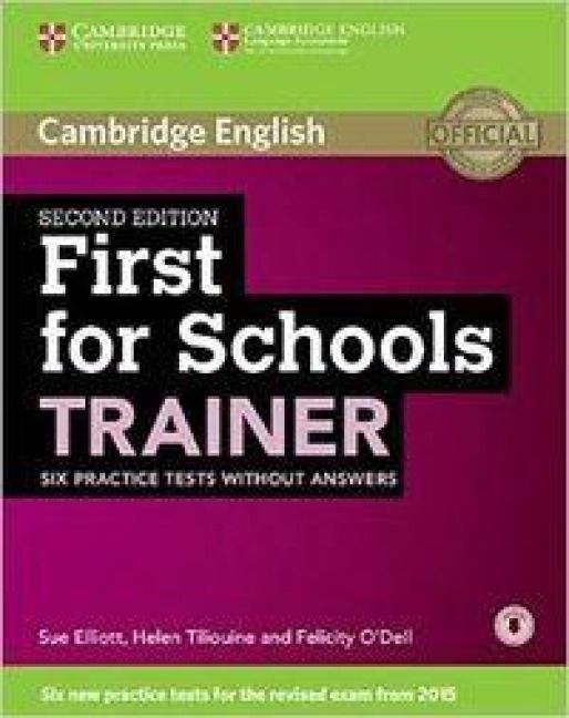 Produktbild: First for Schools Trainer Six Practice Tests Without Answers with Audio