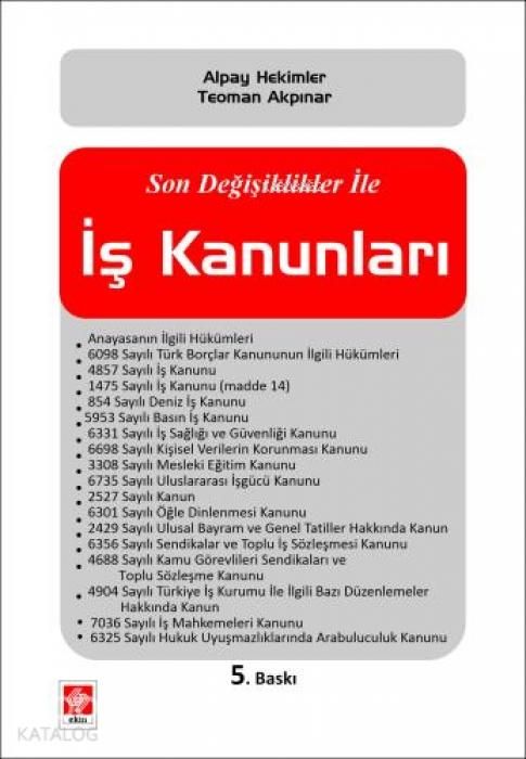 Produktbild: Son Degisiklikler Ile Is Kanunlari