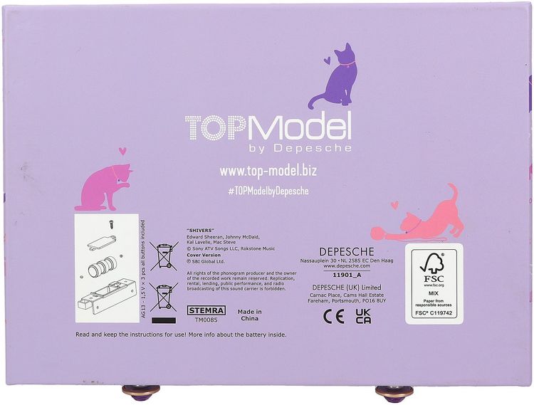 Produktbild: TOPModel gr. Schmuckk&auml;stchen mit Code und Sound