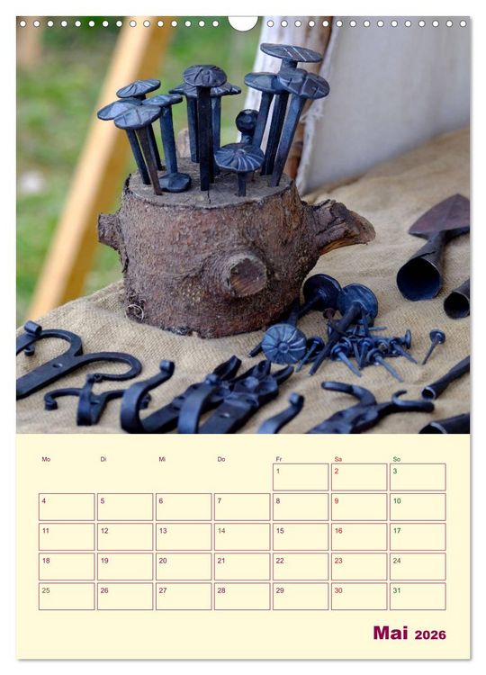 Produktbild: Spektakulum - Mittelalterliches Kalendarium (Wandkalender 2026 DIN A3 hoch), CALVENDO Monatskalender