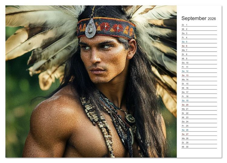 Produktbild: Im Bann des Kriegers (Wandkalender 2026 DIN A2 quer), CALVENDO Monatskalender