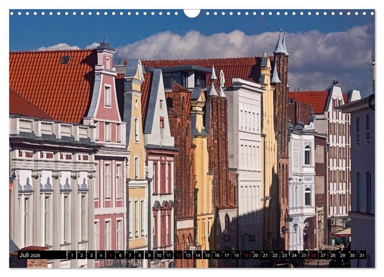 Produktbild: Ostseeperle Stralsund (Wandkalender 2026 DIN A3 quer), CALVENDO Monatskalender