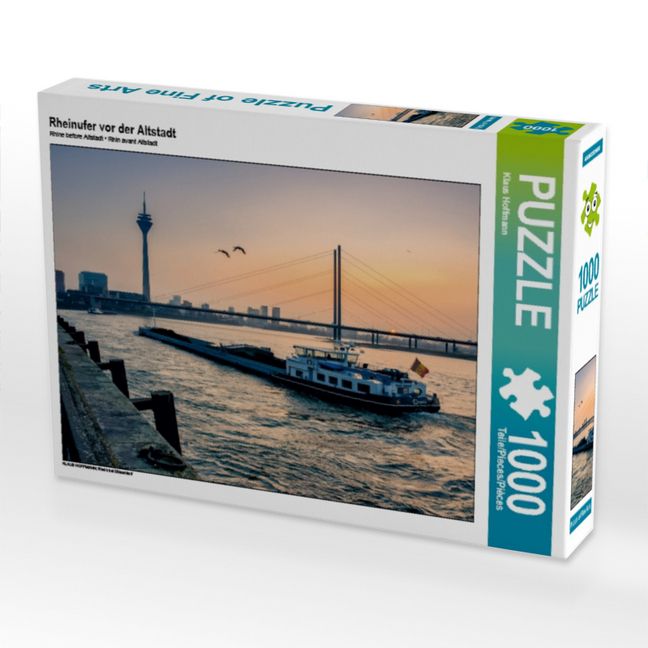 Produktbild: CALVENDO Puzzle Rheinufer vor der Altstadt | 1000 Teile Lege-Gr&ouml;&szlig;e 64x48cm Foto-Puzzle f&uuml;r gl&uuml;ckliche Stunden