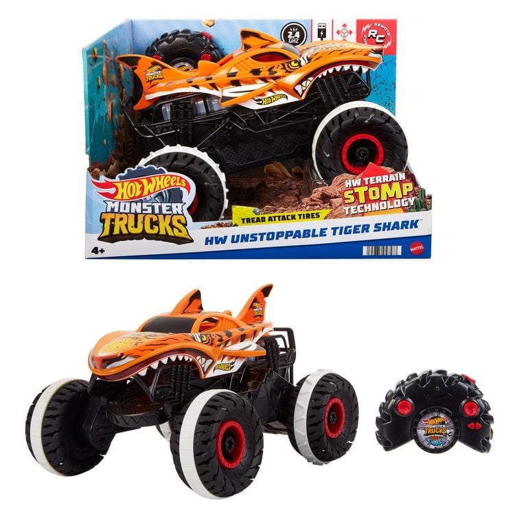Produktbild: Hot Wheels R/C Tiger Shark Monster Truck, ferngesteuertes Auto