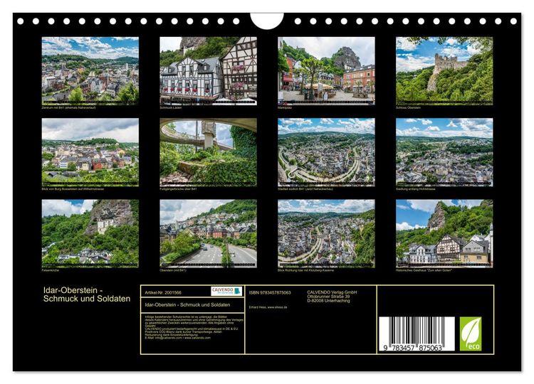 Produktbild: Idar-Oberstein - Schmuck und Soldaten (Wandkalender 2026 DIN A4 quer), CALVENDO Monatskalender