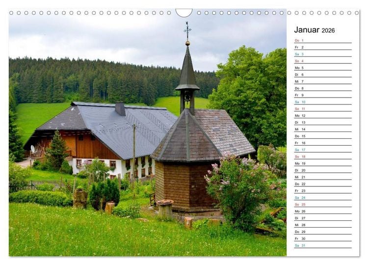 Produktbild: Hochschwarzwald (Wandkalender 2026 DIN A3 quer), CALVENDO Monatskalender