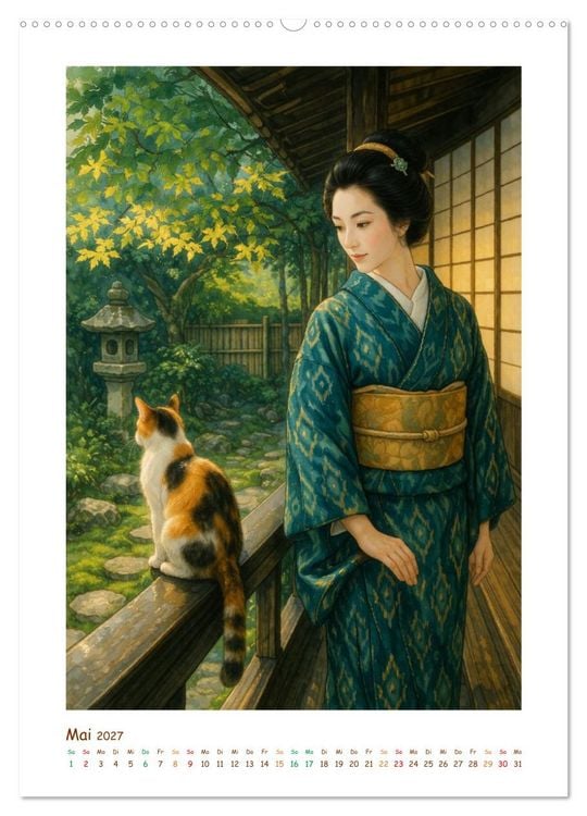 Produktbild: Glanz der Meiji-Zeit (hochwertiger Premium Wandkalender 2027 DIN A2 hoch), Kunstdruck in Hochglanz