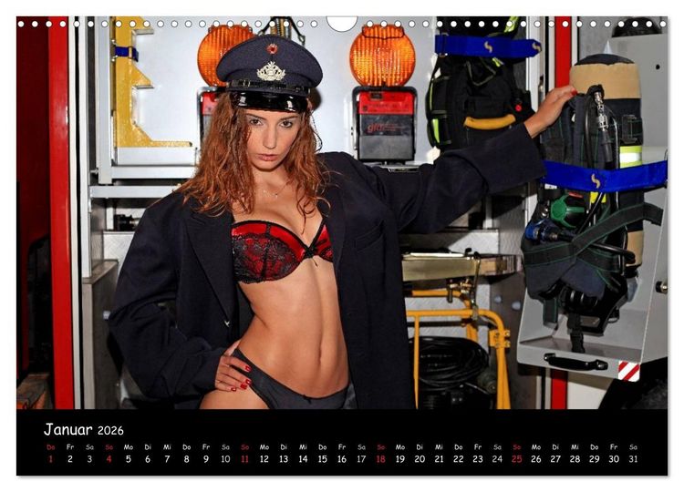 Produktbild: Feuerwehrkalender II &ndash; Erotische Fotografien von Thomas Siepmann (Wandkalender 2026 DIN A3 quer), CALVENDO Monatskalender