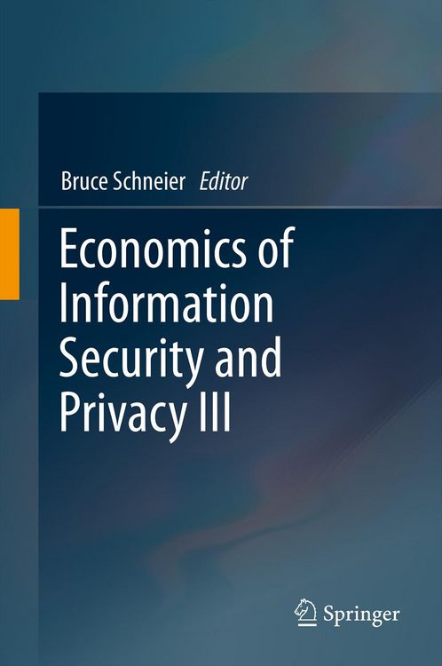 Produktbild: Economics of Information Security and Privacy III