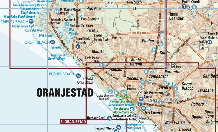 Produktbild: Aruba, Borch map