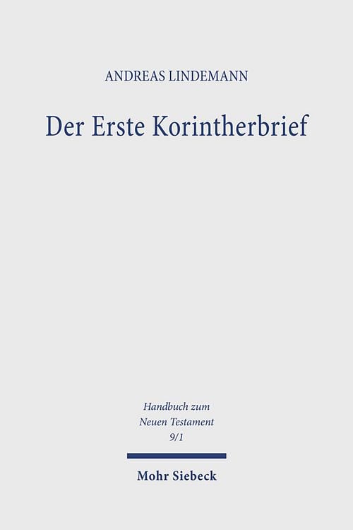 Produktbild: Der Erste Korintherbrief