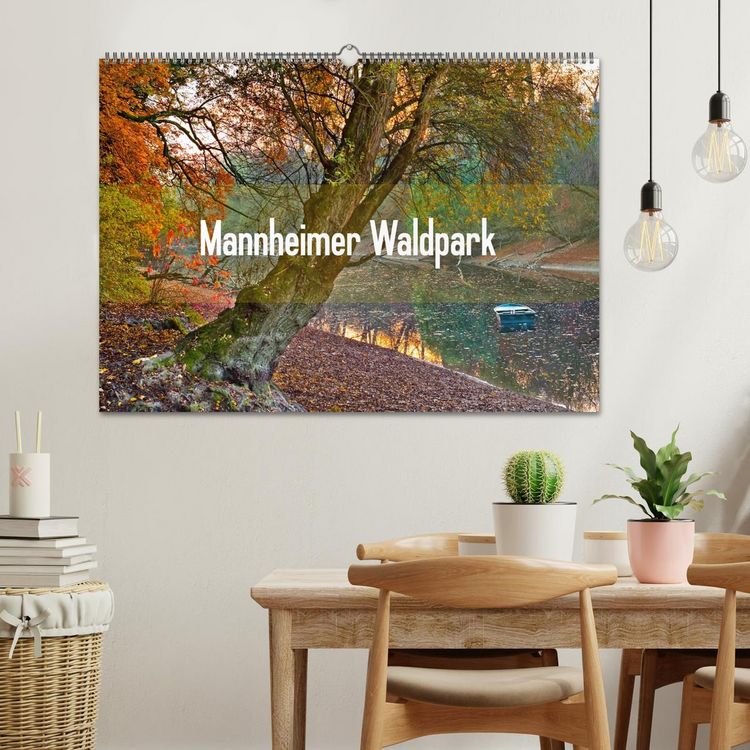 Produktbild: Mannheimer Waldpark (Wandkalender 2026 DIN A2 quer), CALVENDO Monatskalender