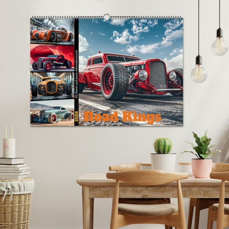 Produktbild: Road Kings (Wandkalender 2026 DIN A2 quer), CALVENDO Monatskalender