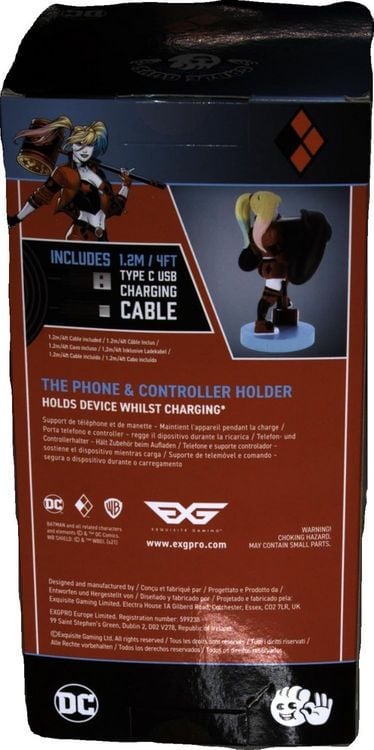 Produktbild: Cable Guy - Harley Quinn, St&auml;nder f&uuml;r Controller, Mobiltelefon und Tablets
