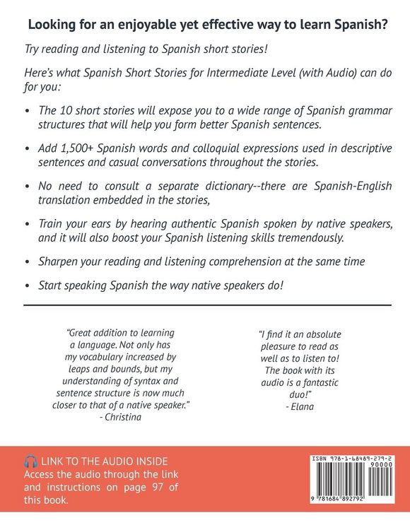 Produktbild: Spanish Short Stories for Intermediate Level
