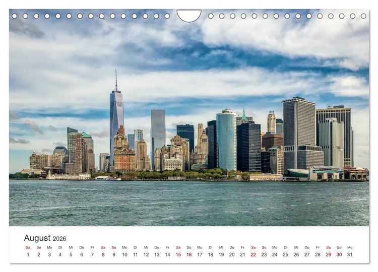 Produktbild: New York - Eine Reise zum Big Apple. (Wandkalender 2026 DIN A4 quer), CALVENDO Monatskalender
