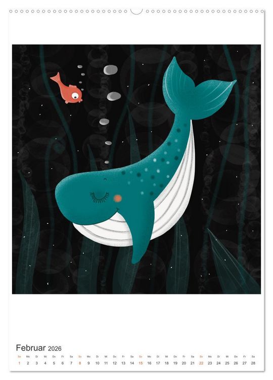 Produktbild: SAVE OUR OCEANS - Ursprung allen Lebens (hochwertiger Premium Wandkalender 2026 DIN A2 hoch), Kunstdruck in Hochglanz