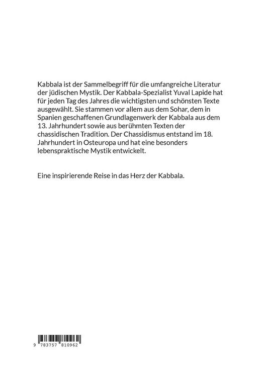 Produktbild: Mit der Kabbala Durchs Jahr