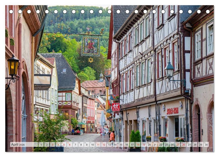 Produktbild: Miltenberg Impressionen (Tischkalender 2026 DIN A5 quer), CALVENDO Monatskalender