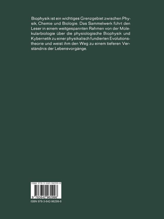 Produktbild: Biophysik
