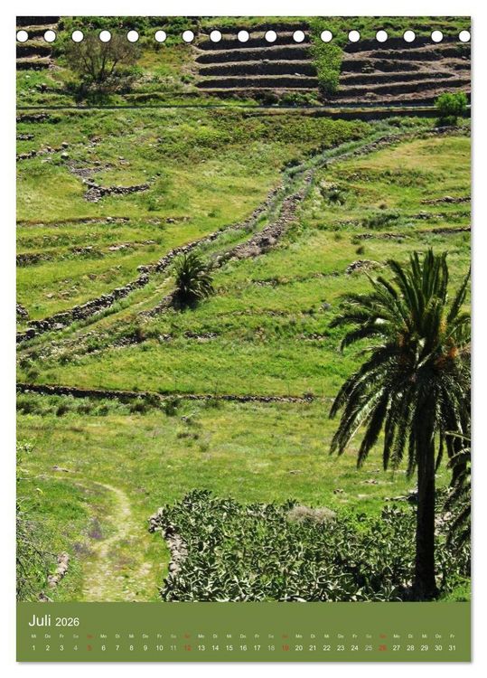 Produktbild: Inseltraum La Gomera (Tischkalender 2026 DIN A5 hoch), CALVENDO Monatskalender