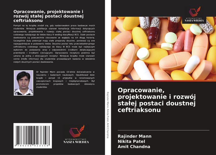 Produktbild: Opracowanie, projektowanie i rozw&oacute;j sta&iquest;ej postaci doustnej ceftriaksonu