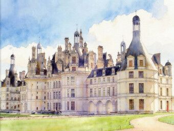 Produktbild: CALVENDO Puzzle Schloss Chambord in Frankreich | 1000 Teile Lege-Gr&ouml;&szlig;e 64x48cm Foto-Puzzle f&uuml;r gl&uuml;ckliche Stunden