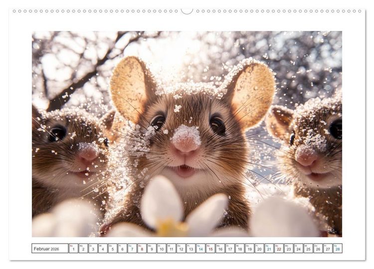 Produktbild: Augen wie Kn&ouml;pfe (Wandkalender 2026 DIN A2 quer), CALVENDO Monatskalender