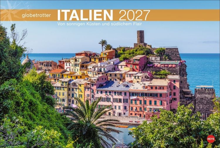 Produktbild: Italien Globetrotter Kalender 2027 - Von sonnigen K&uuml;sten und s&uuml;dlichem Flair