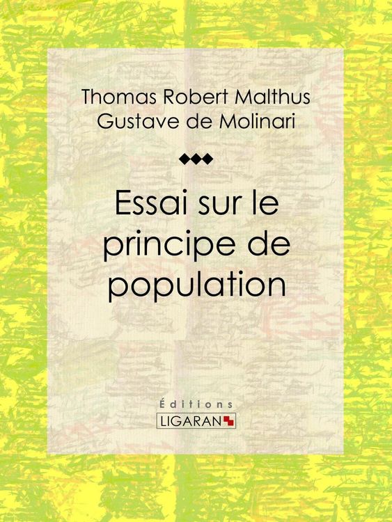 Produktbild: Essai sur le principe de population