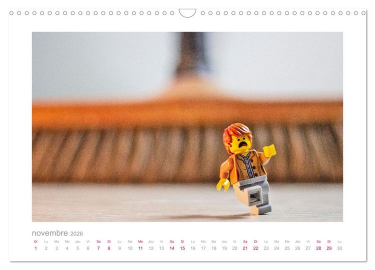 Produktbild: La vie secr&egrave;te des figurines (Calendrier mural 2026 DIN A3 vertical), CALVENDO calendrier mensuel