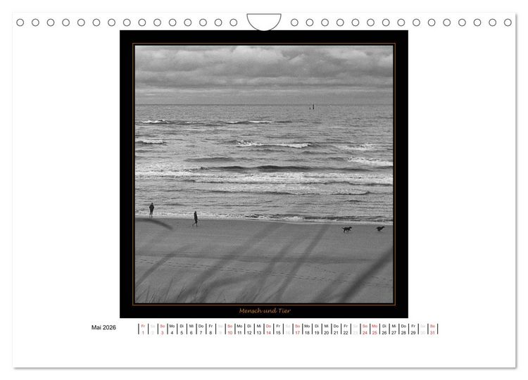 Produktbild: Wangerooge in Fine Art (Wandkalender 2026 DIN A4 quer), CALVENDO Monatskalender