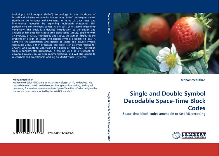 Produktbild: Single and Double Symbol Decodable Space-Time Block Codes