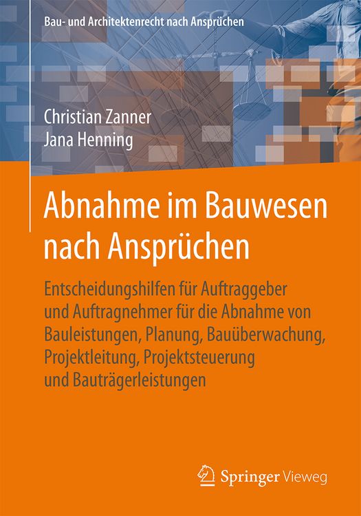 Produktbild: Abnahme im Bauwesen nach Anspr&uuml;chen
