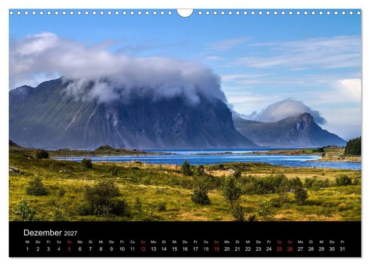 Produktbild: N&ouml;rdliches Norwegen (Wandkalender 2027 DIN A3 quer), CALVENDO Monatskalender