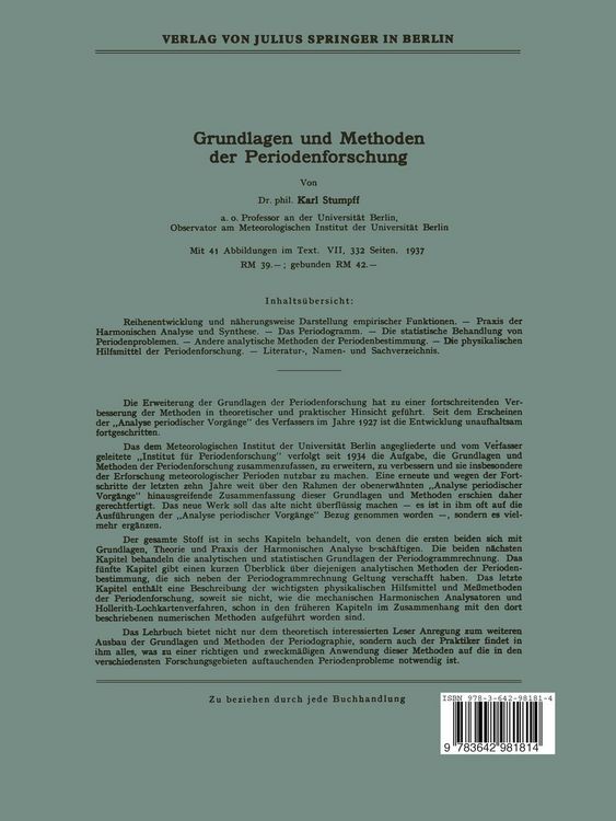 Produktbild: Tafeln und Aufgaben zur Harmonischen Analyse und Periodogrammrechnung
