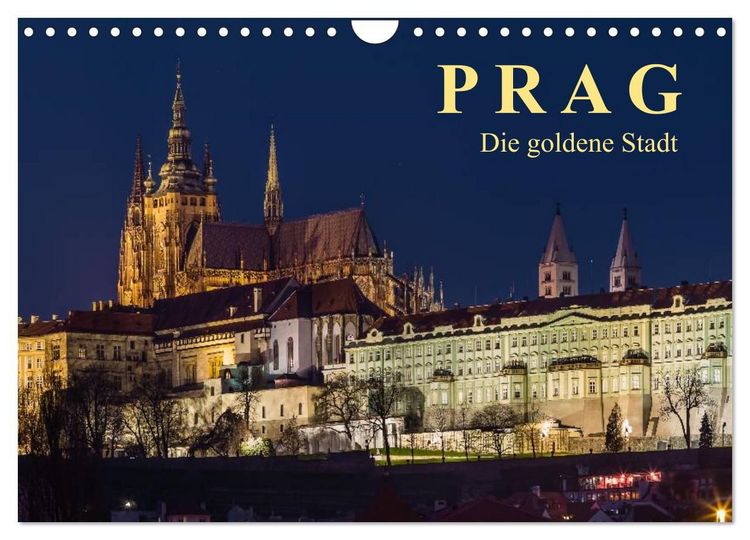 Produktbild: Prag - die goldene Stadt (Wandkalender 2027 DIN A4 quer), CALVENDO Monatskalender