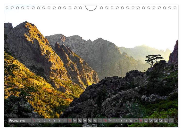 Produktbild: Korsika - Weitwanderweg GR 20 (Wandkalender 2026 DIN A4 quer), CALVENDO Monatskalender