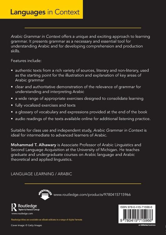 Produktbild: Arabic Grammar in Context