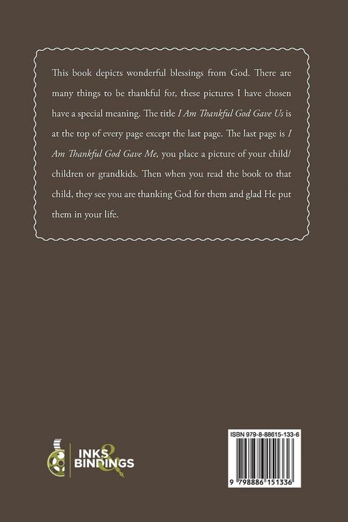 Produktbild: I Am Thankful God Gave Us