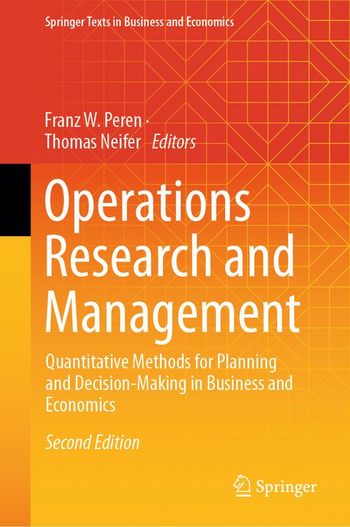 Produktbild: Operations Research and Management
