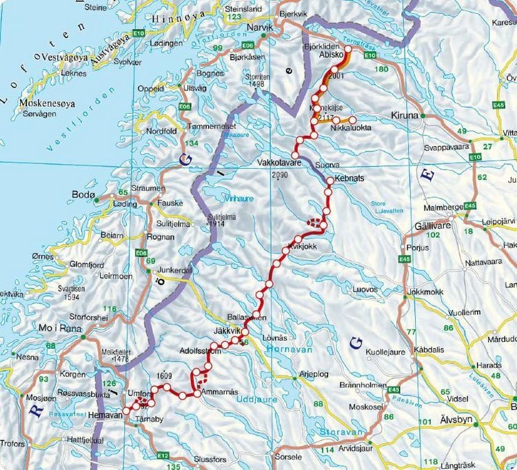 Produktbild: ROTHER Wanderf&uuml;hrer Schweden: Kungsleden