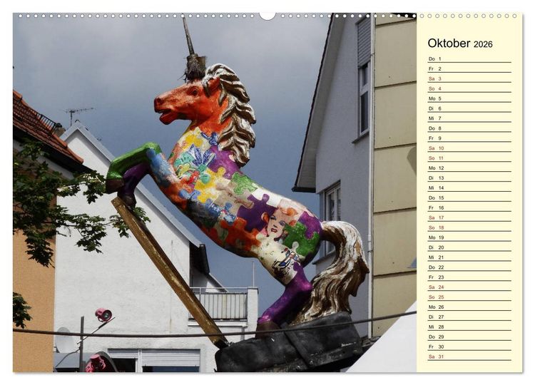 Produktbild: Unterwegs in Schw&auml;bisch Gm&uuml;nd (hochwertiger Premium Wandkalender 2026 DIN A2 quer), Kunstdruck in Hochglanz