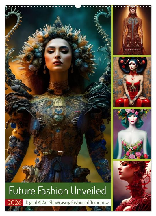 Produktbild: Future Fashion Unveiled (Wall Calendar 2026 DIN A2 portrait), CALVENDO 12 Month Wall Calendar
